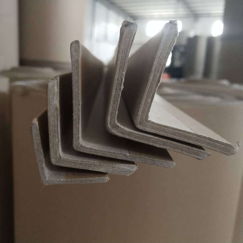 Manufacturer Wholesale Kraft Paper Corner Guards L-Shaped Outer Box Packaging Paper Corner Guards Wear-Resistant Furniture Logistics Edge Paper Corner Guards