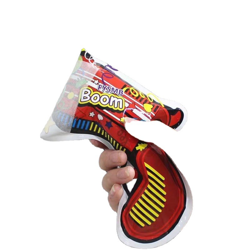 New Year's Firework Gun Firework Firework Stick Gretel Exploding Bag Small Firework Gun Hand Throwing Raffle Spider Silk Automatic Inflatable