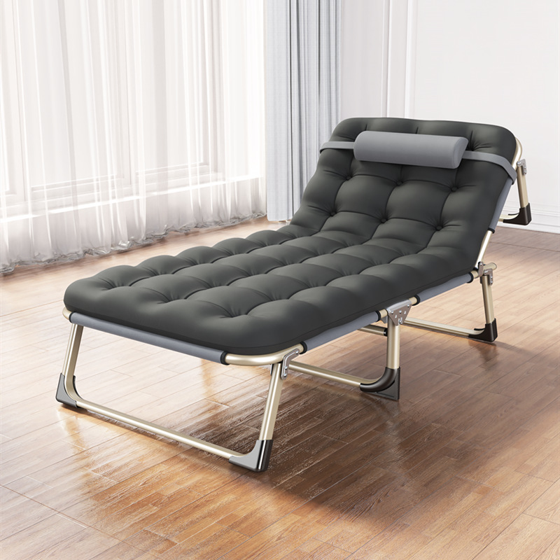 Factory wholesale folding bed single bed multifunctional office nap recliner escort camp bed lunch break sofa bed