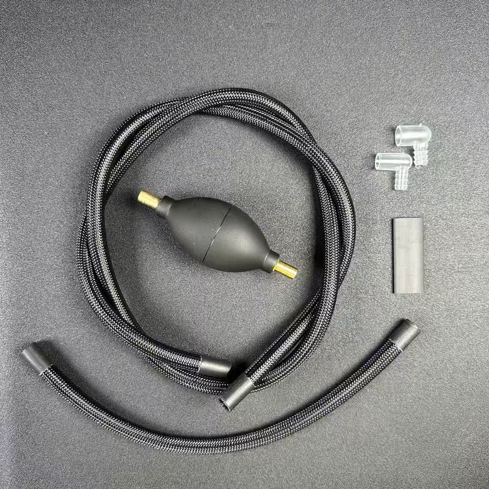 Woven Coffee Table Drain Pipe Anti-Scalding with Suction Ball Tea Table Tea Table Drain Hose and Accessories Tea Table Suction Pipe