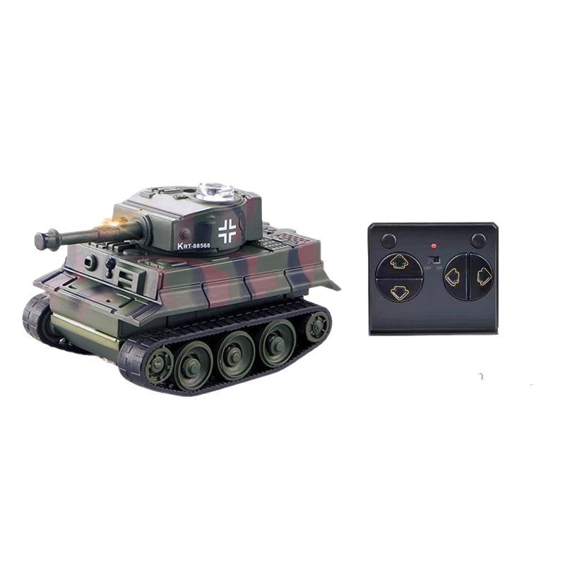 Cross-Border Mini Remote Control Tank Artificial Four-Way Wireless Charging Kidsren's Remote Control Car Military Toy 777-585