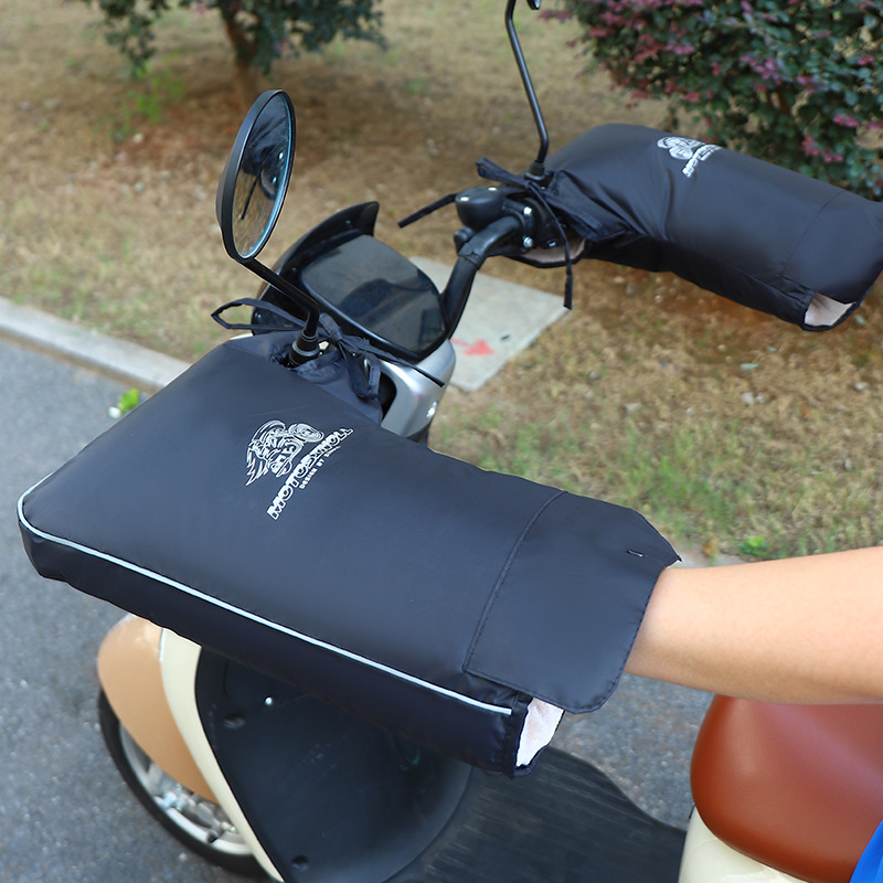 Перчатки для электрического автомобиля зимние теплые водонепроницаемые для езды на мотоцикле