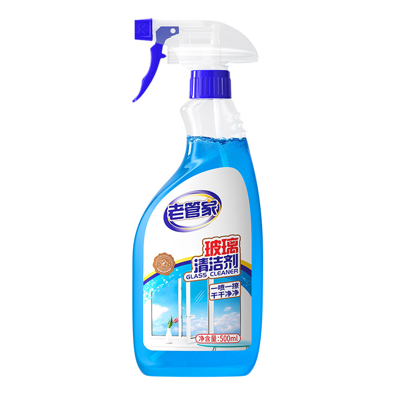 Hot-selling old manager glass cleaner glass door water strong decontamination and scale removal household window mirror shower room