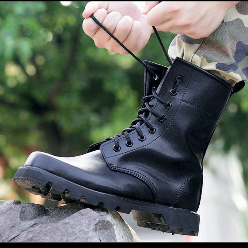 Уличные мужские взрывозащищенные боевые ботинки, стальные носки, стальные подошвы, высокие ботинки для мужчин, защитные военные тренировочные тактические ботинки