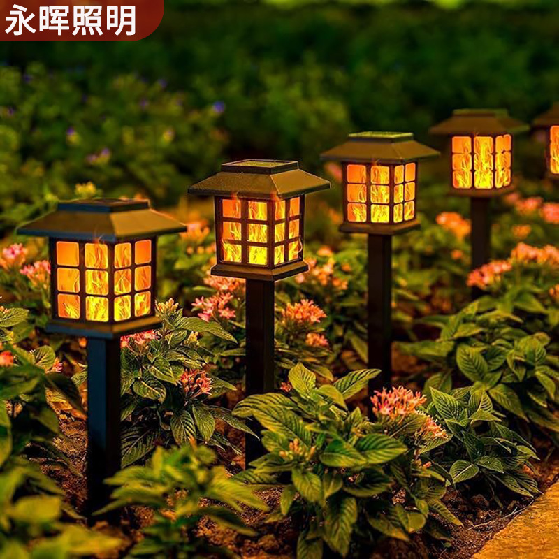 Кросс-бордерная солнечная уличная светодиодная лампа, маленькая лампа для двора, дом, сад, водонепроницаемая ландшафтная лампа