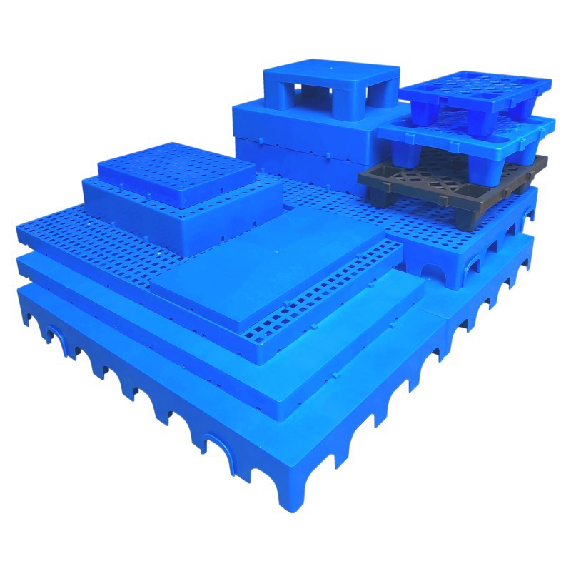 Warehouse moisture-proof board plastic small pallet card board floor supermarket stacking Head Six-legged flat four-legged flat pad high waterproof