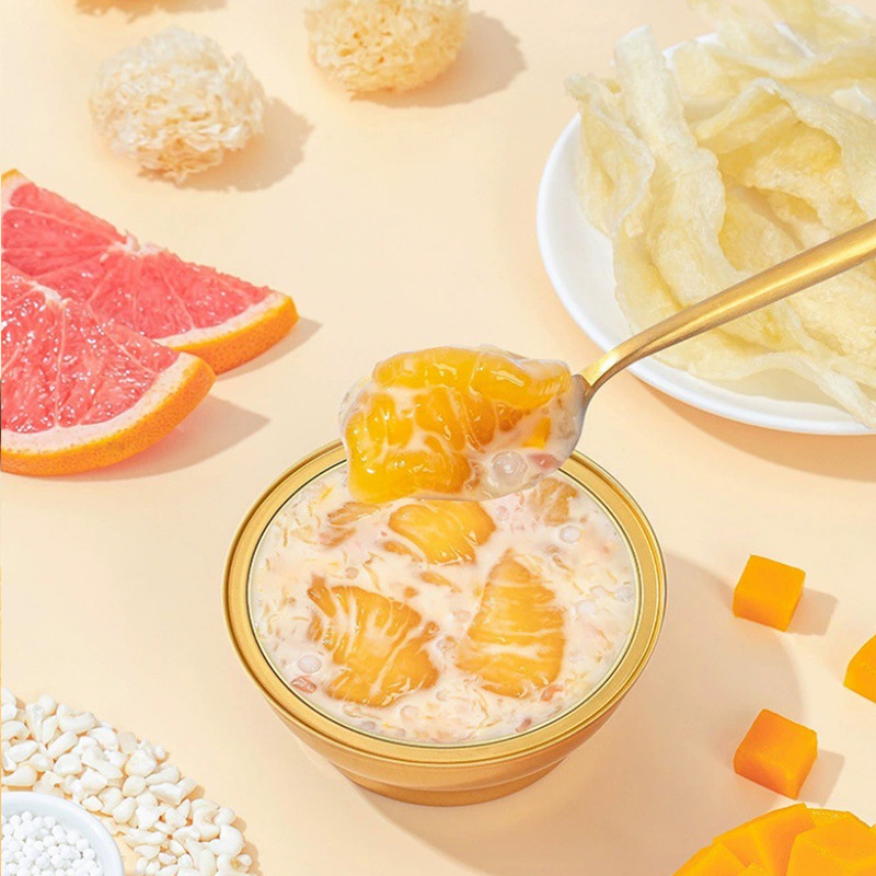 Mung Bean Jelly and Fish Maw Soup Tonic Meal Replacement Bird's Nest Porridge Manufacturer Wholesale Freshly Stewed Fish Maw Instant Fish Gelatin Fish Belly