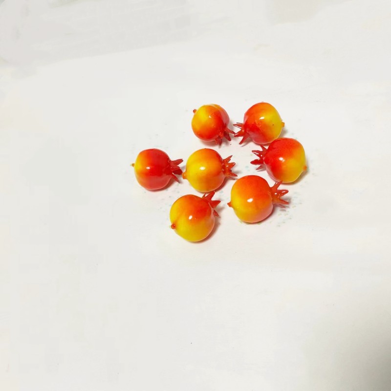 Simulation fruit and vegetable fake pomegranate model model room kitchen soft decoration window decoration food photography shooting props