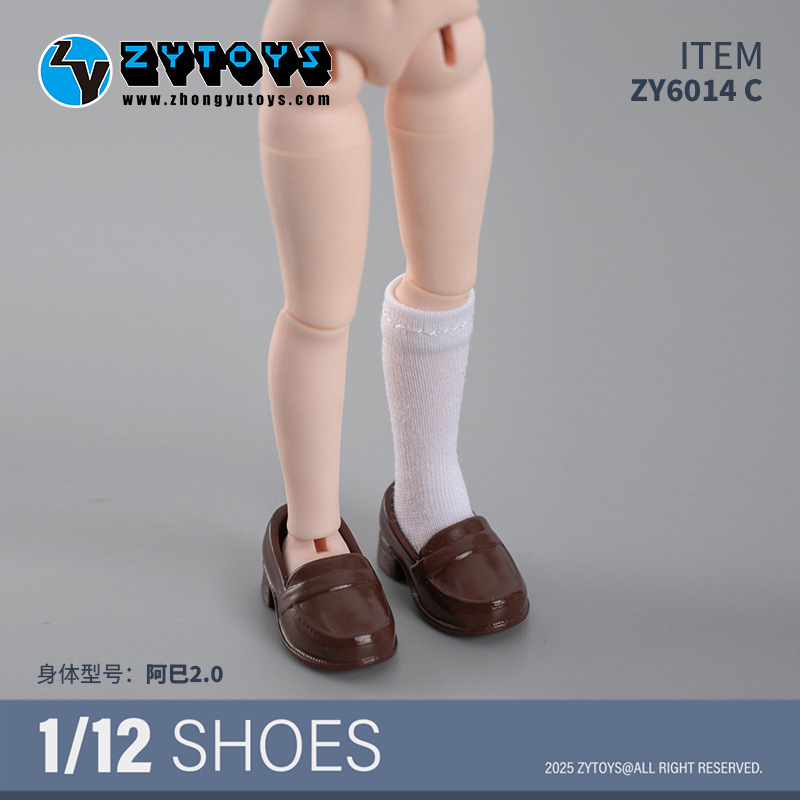 Zytoys 12 Points Ayi 2.0 Bang Ni 3 Baby Shoes Uniform Shoes Zy6014 Bjd Doll Shoes in Stock