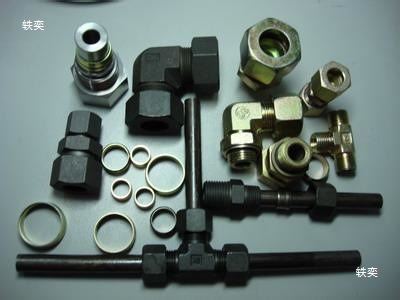 Hydraulic Ferrule Joint Straight-Through Double-Ended Ferrule Fluid Joint Ferrule Cap Core 6Mm/8Mm/10Mm