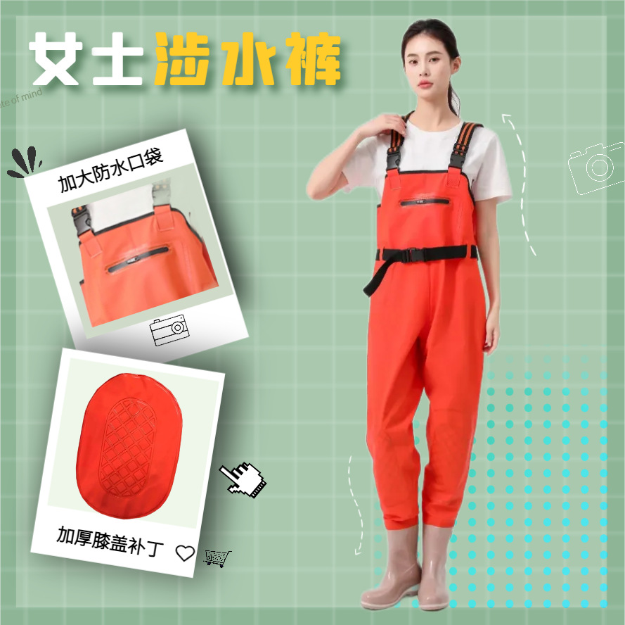 Женские брюки для стирки, дождевики, полудлинные водонепроницаемые брюки для ловли рыбы