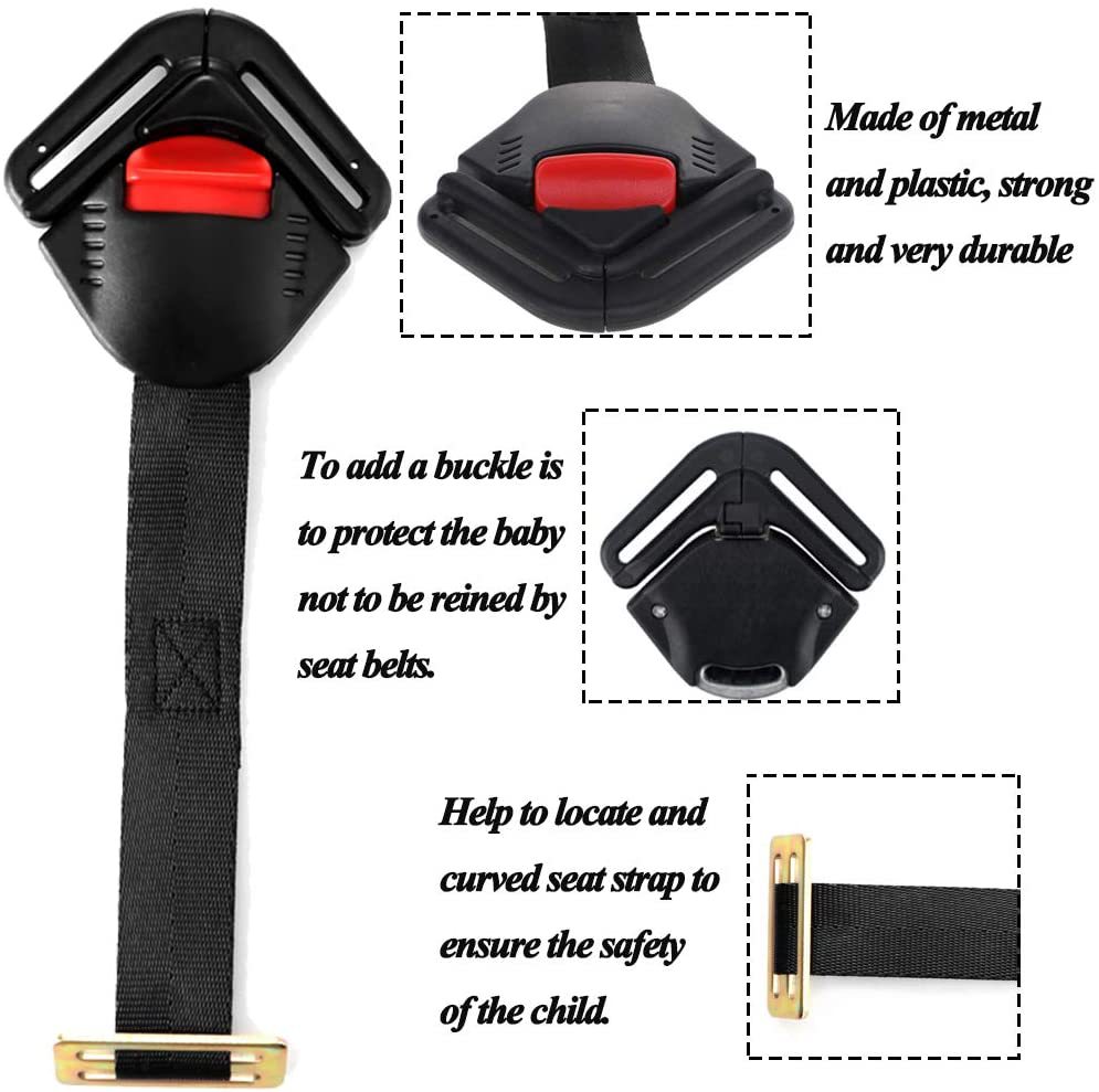 In Stock Car Kids Safety Seat Five-Point Lock Car Seat Toddler Safety Belt Clip Buckle Pull