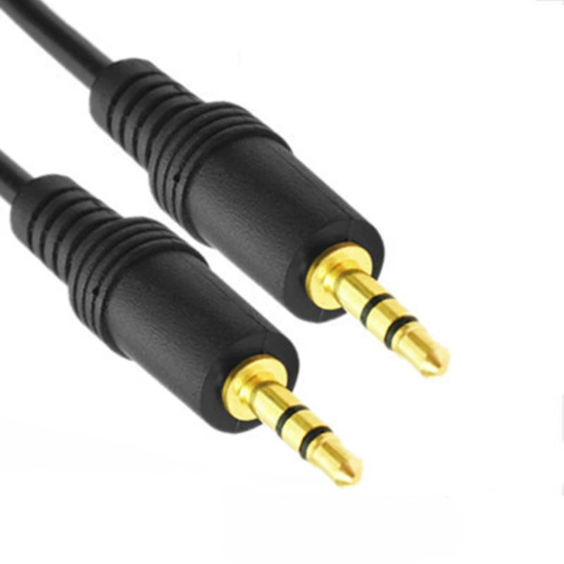 3.5mm male-to-male audio line 1.5 meters 10 meters car AUX pair recording line mobile phone computer speaker connection