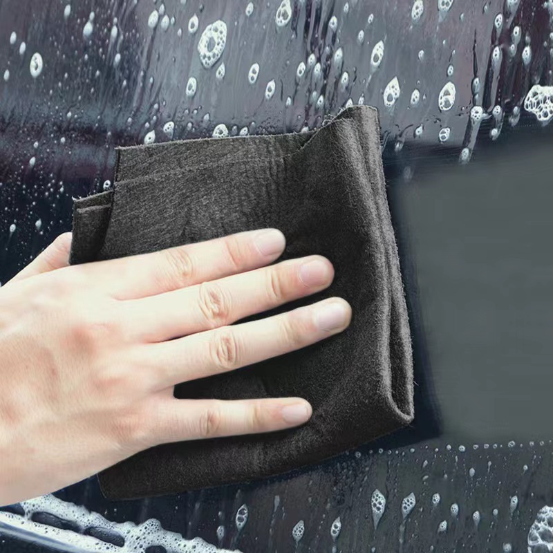 Coral fleece double-sided dishcloth thickened loofah wear-resistant dishwashing towel water ripple household scouring pad kitchen supplies wholesale