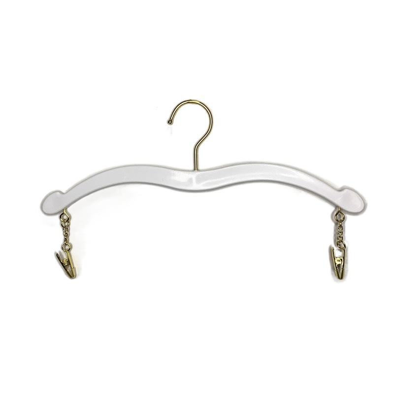 Underwear Rack, Intimates Rack, Plastic Solid Bra Clip, Shopping Mall Intimates Store Hanger with Rubber Cover, Non-Slip Bra Rack Logo