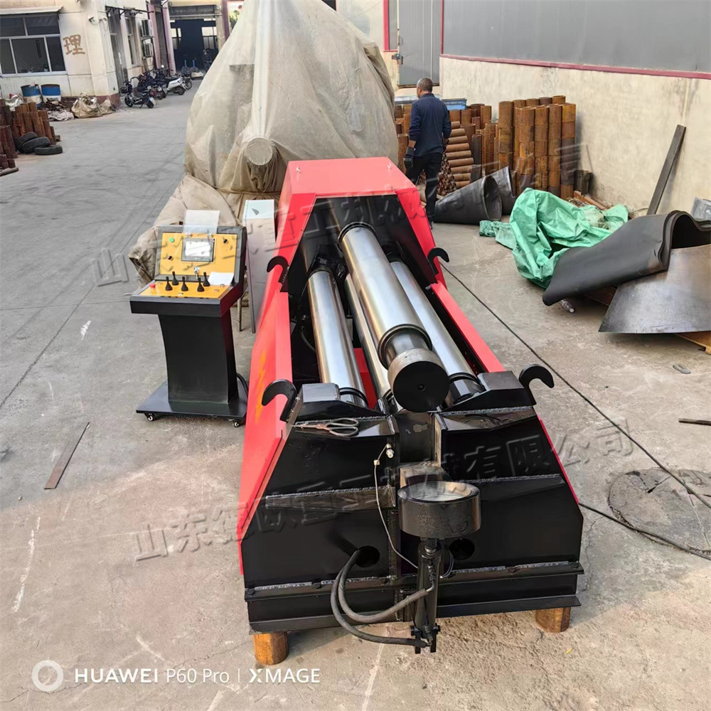 Fully Automatic Four-Roller Rolling Machine Cnc Hydraulic Stainless Steel Rolling Machine Electric Horizontal Metal Plate Rolling Equipment