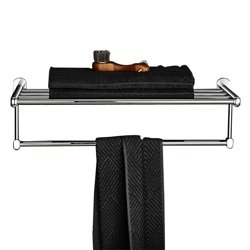 All-Copper Towel Rack Bathroom Punch-Free Towel Rack Bathroom Storage Rack Wall-Mounted Towel Rack Storage Towel Bar