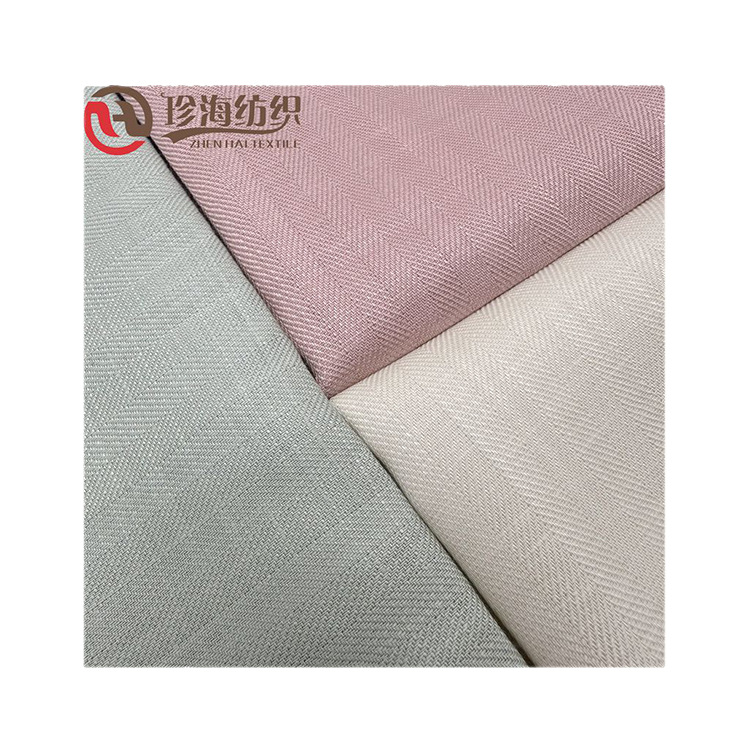 In-Stock Tencel Linen Herringbone Silk-Linen Pants Twill Fabric Colorful Trouser Fabric Wholesale