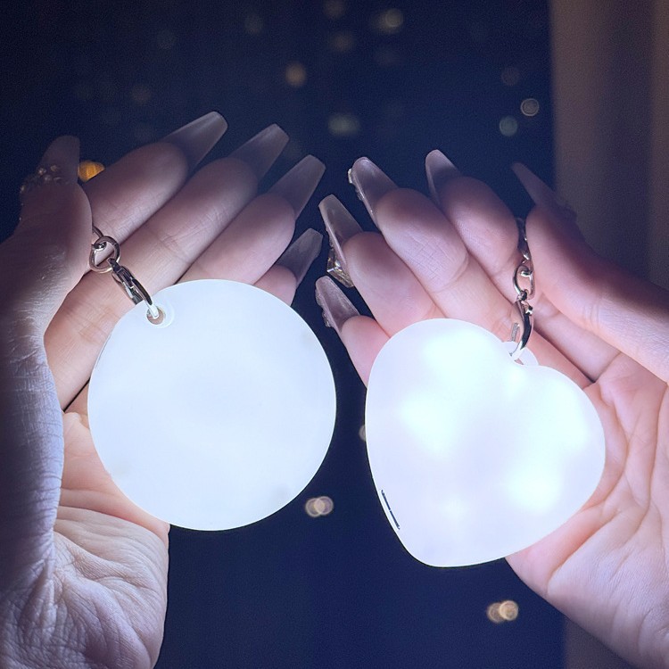 USB Rechargeable Pendant Keychain Night Light Gift Creative Bag Light Outdoor Night Fishing Camping Style Cross-Border