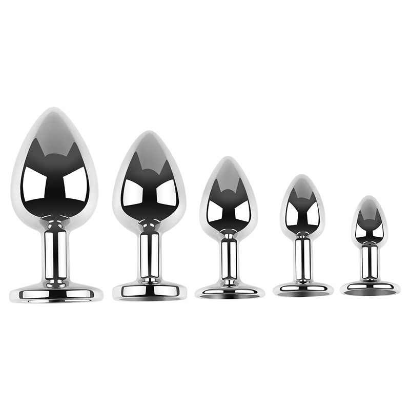 Металлический круглый анальный стимулятор с покрытием, эмбриональный хвост анальный стимулятор, прямые поставки от производителей