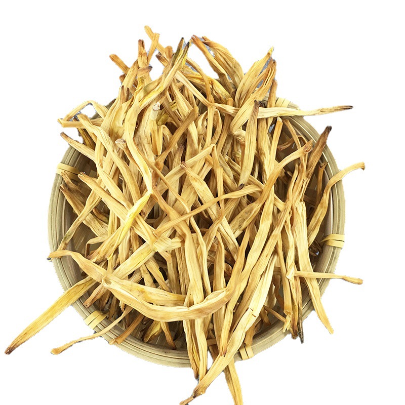 Tianjin Kraft Paper Bag Organic Daylily 100g Northeast Daylily Daxinganling Mushroom Dry Goods Manufacturer Wholesale