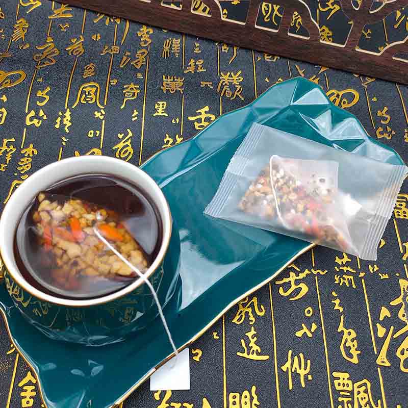 [Processing and Customization] Sour Plum Soup Individually Packaged Chrysanthemum Cassia Seed Health Scented Tea Transparent Individually Packaged Triangular Bag