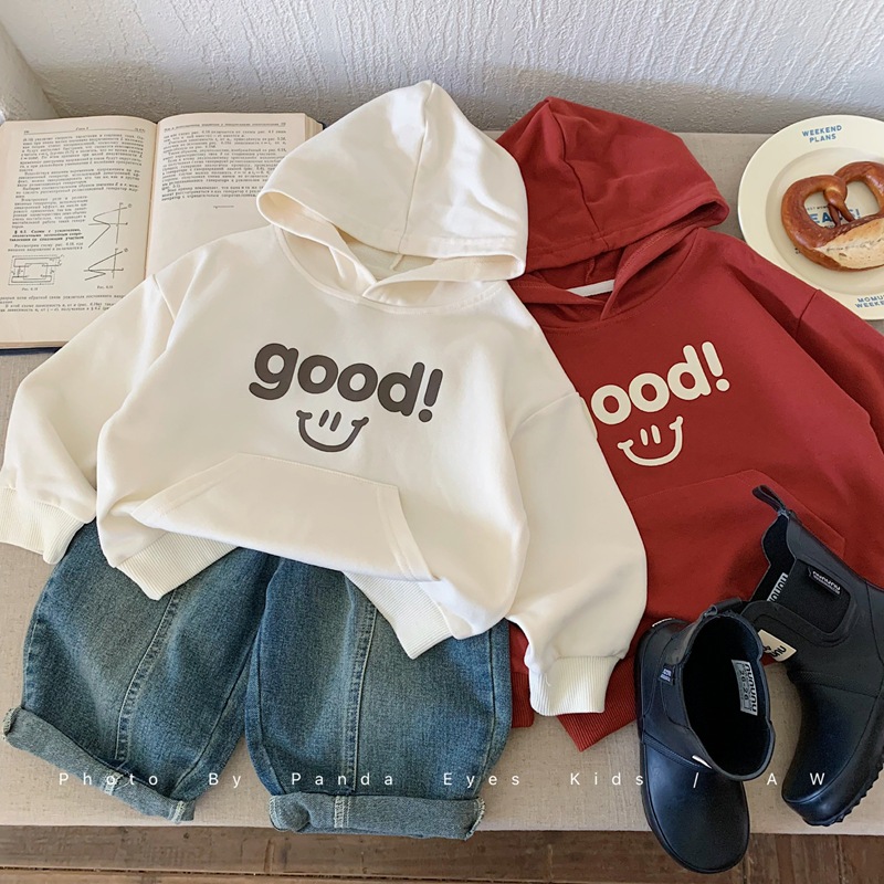 Толстовка для мальчиков Bora Детская весна-осень 2025 Новая с капюшоном Стильная модная верхняя одежда для девочек