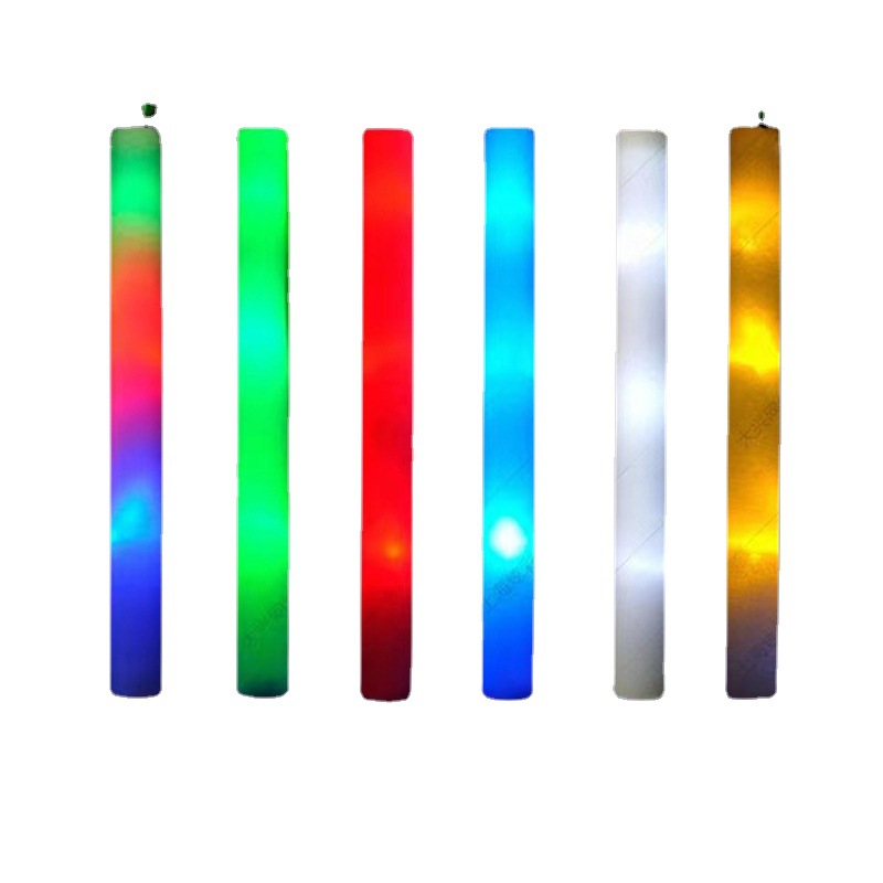 Colorful Sponge Glow Stick Batch Event Party Luminous Stick Concert Luminous Sponge Stick Foam Flash Stick