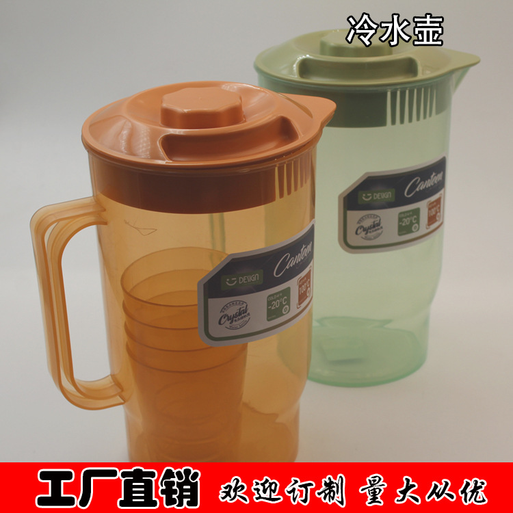 Пластиковый холодный чайник большого объема, жаропрочный, с чашкой для холодного чая