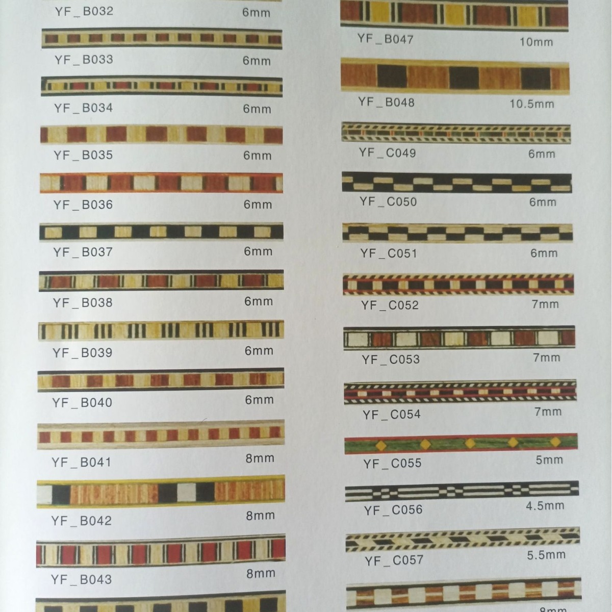 Factory direct veneer magic lines, log lines, parquet lines, corner flowers, parquet lines