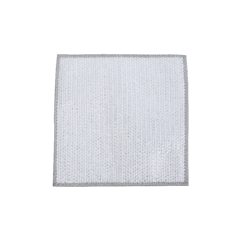 New three-layer silver wire cloth kitchen home substitute steel ball thickened dish cloth oil-absorbing wear-resistant scouring pad wholesale
