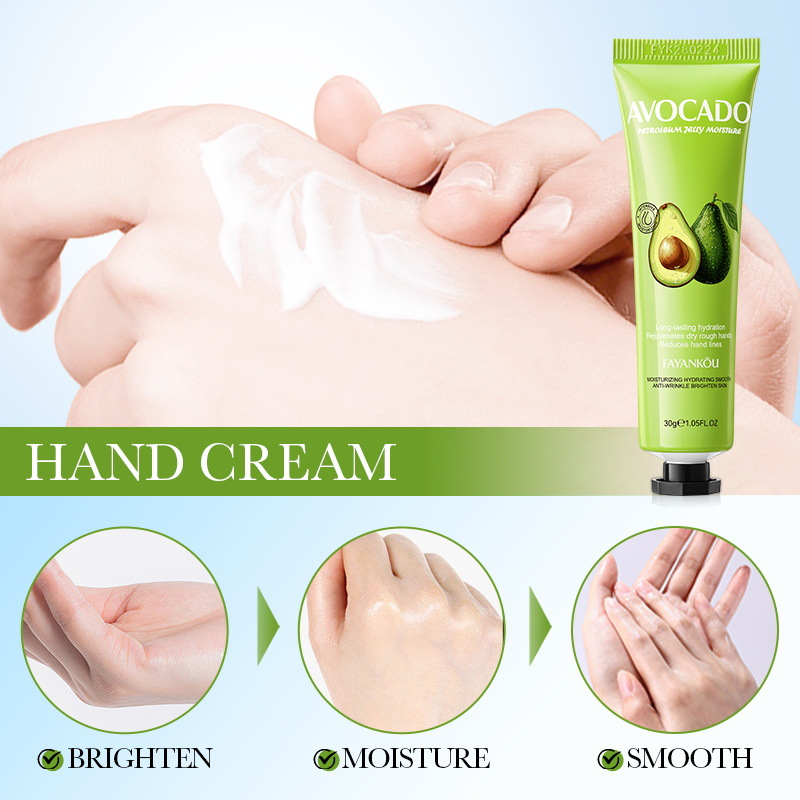 All English FAYANKOU avocado vaseline Shurun elastic tender hand cream hand cream cross-border foreign trade wholesale