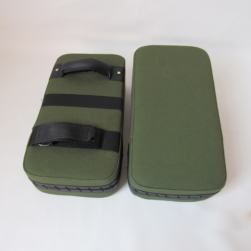Army Green Canvas Thickened Sanda Foot Target Taekwondo Foot Target Boxing Hand Target Thigh Target Fitness Muay Thai Boxing