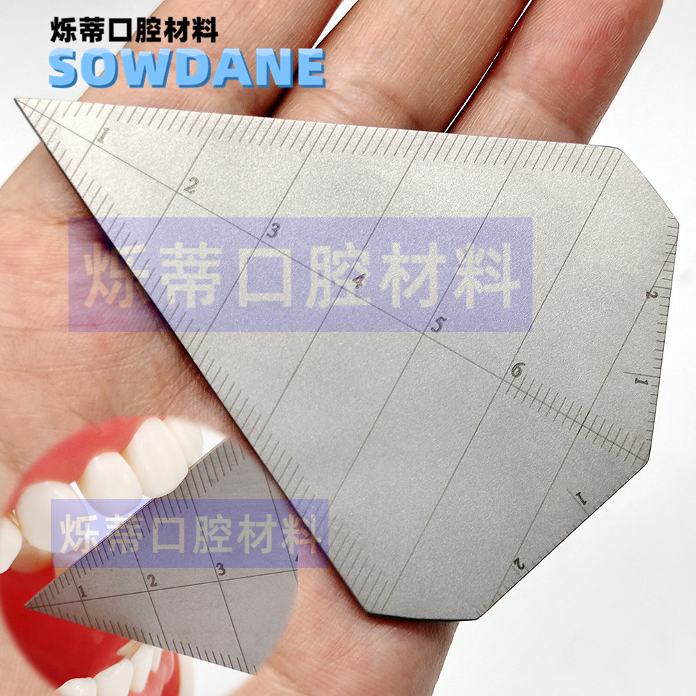 Стоматологическая измерительная линейка, линейка для орального открытия, инструмент для измерения открывания для имплантации, стоматологический инструмент