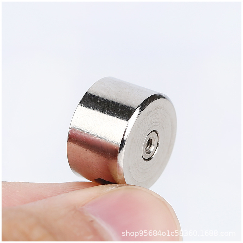 Factory Direct Sales Tiny Round Suction Cup Electromagnet Small Household Appliances Mini Button Electromagnet Coil Strong Suction 10N