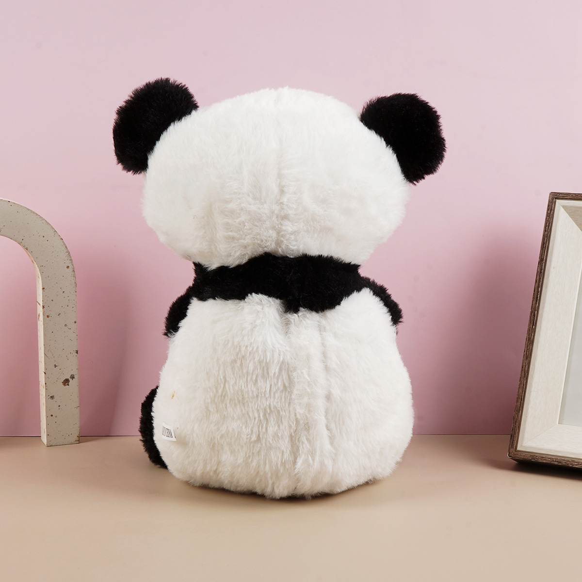 Ce Certified Simulated Giant Panda Can Breathe and Glow, Soothe the Panda, Sleeping Bear Doll, Baby Music Model