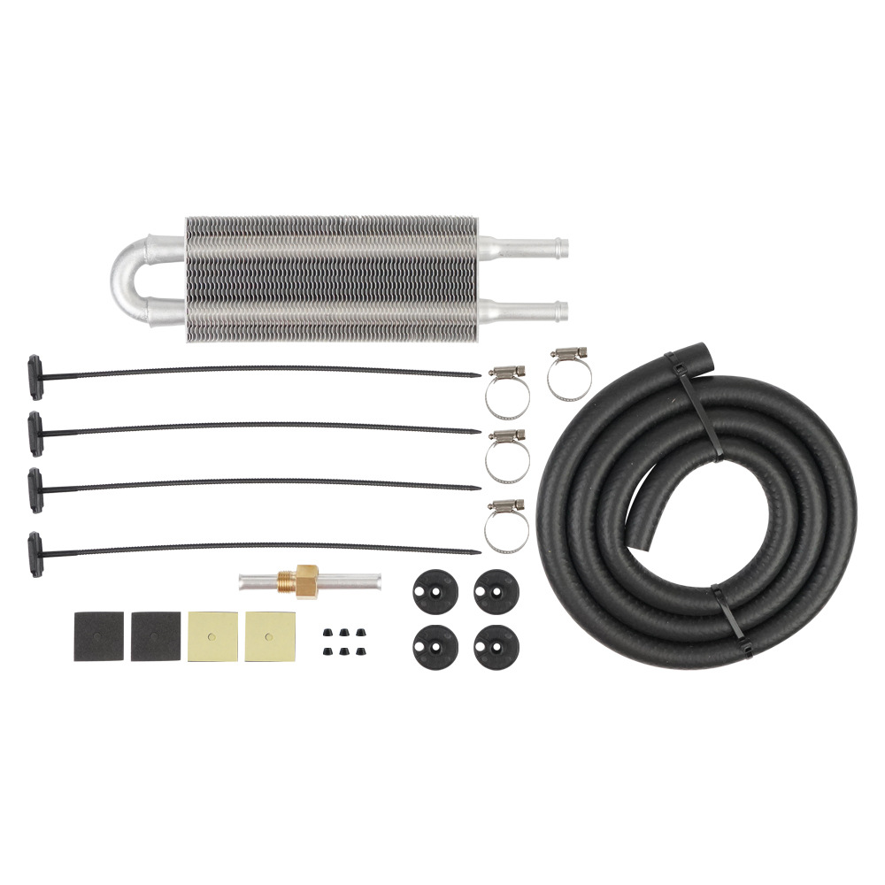 Automobile modified oil cooler air conditioning pipe belt condenser row tube condenser 2 rows 4 rows 6 rows 8 rows 10 rows