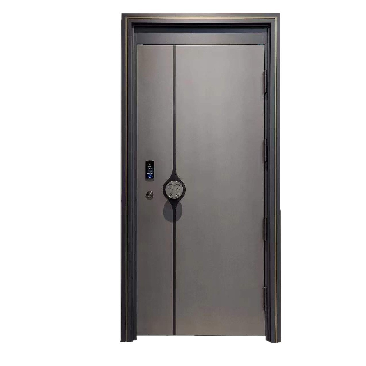 Security Anti-Theft Door, Class A, Simple Cast Aluminum Door for Home Use, Manufacturer with Nationwide Logistics and Installation, Available for Wholesale Entry-Level Doors