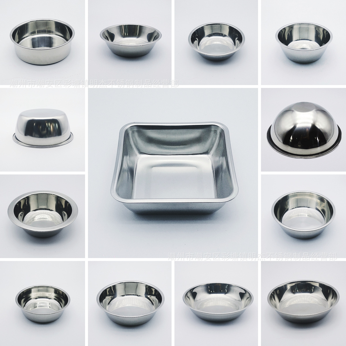 Оптовая продажа набора внутренних мисок для домашних животных из нержавеющей стали 304 меламиновая стальная чаша для подвешивания стальная миска квадратная подкладка для кошек миска для собак