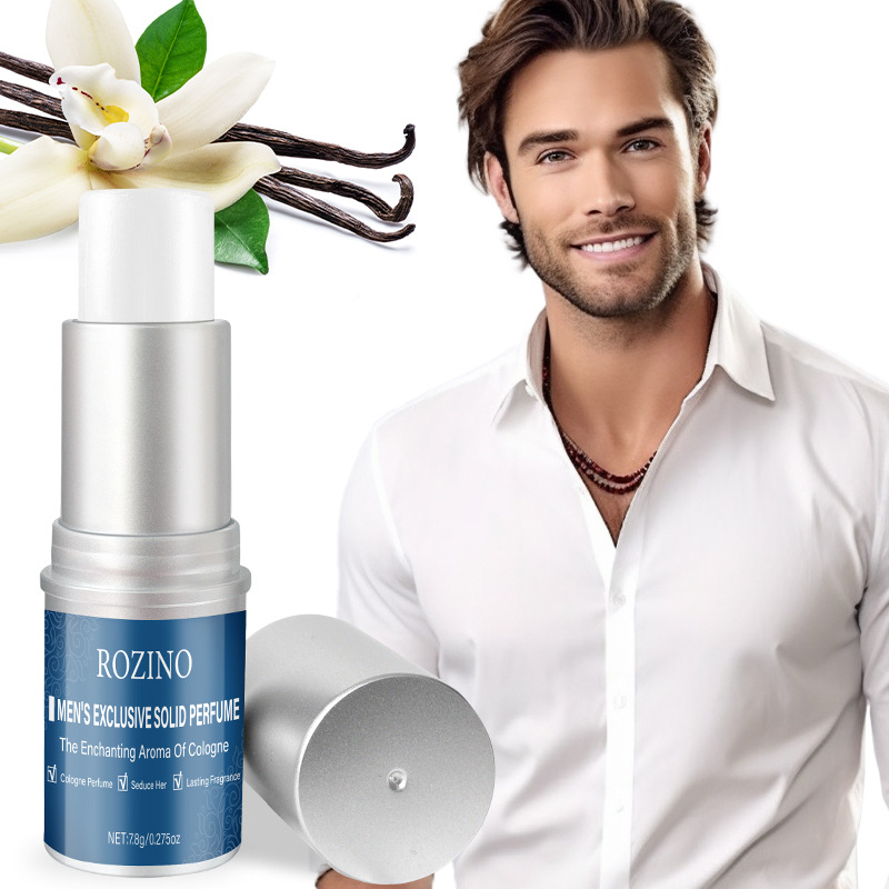 [Cross-Border] Rozino Cologne Deodorant for Men and Women with Long-Lasting Fragrance Portable Solid Perfume Portable Deodorant