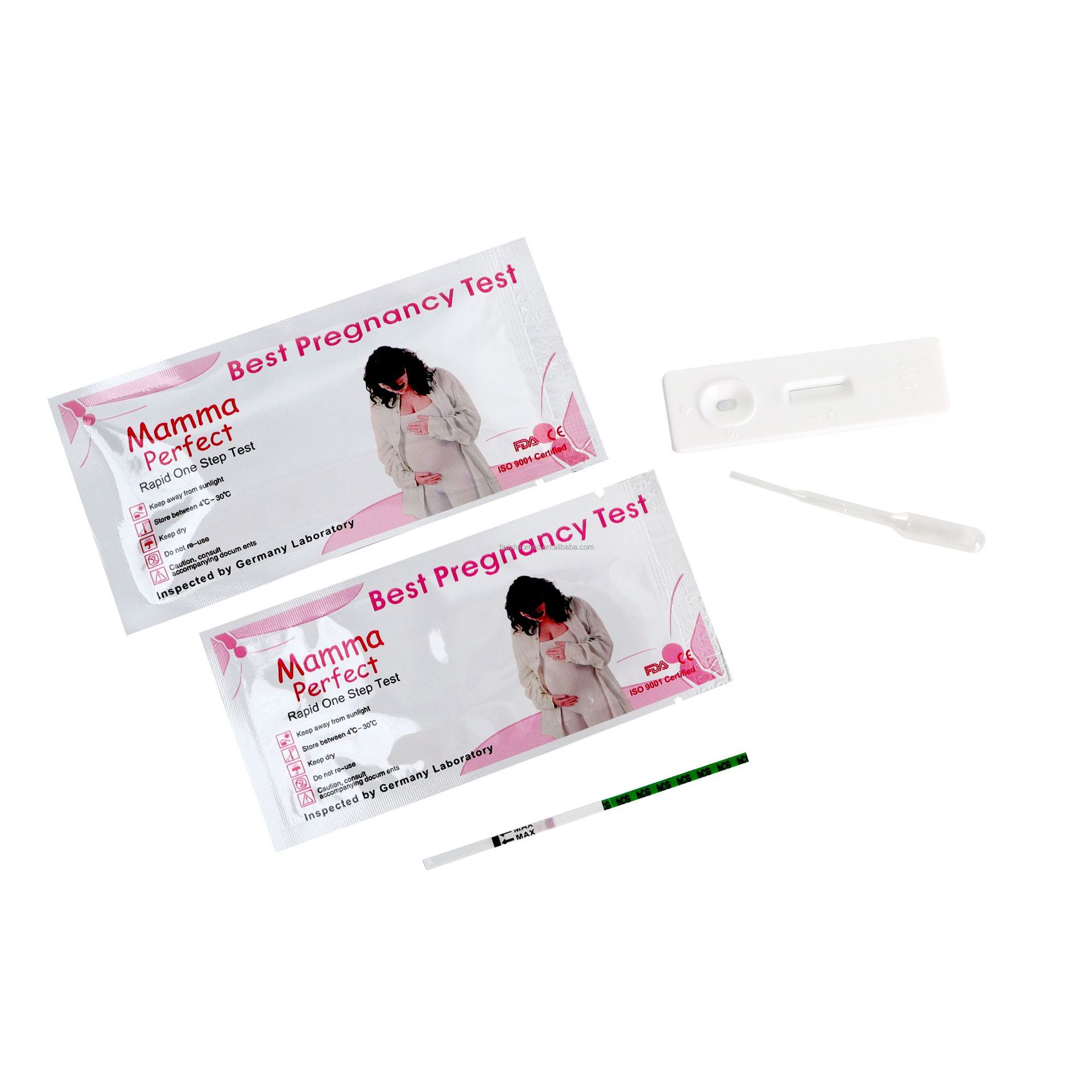 Cross-border early pregnancy card (HCG) in stock foreign trade English mother card pregnancy test stick pregnancy test paper, pregnancy test card pregnancy test