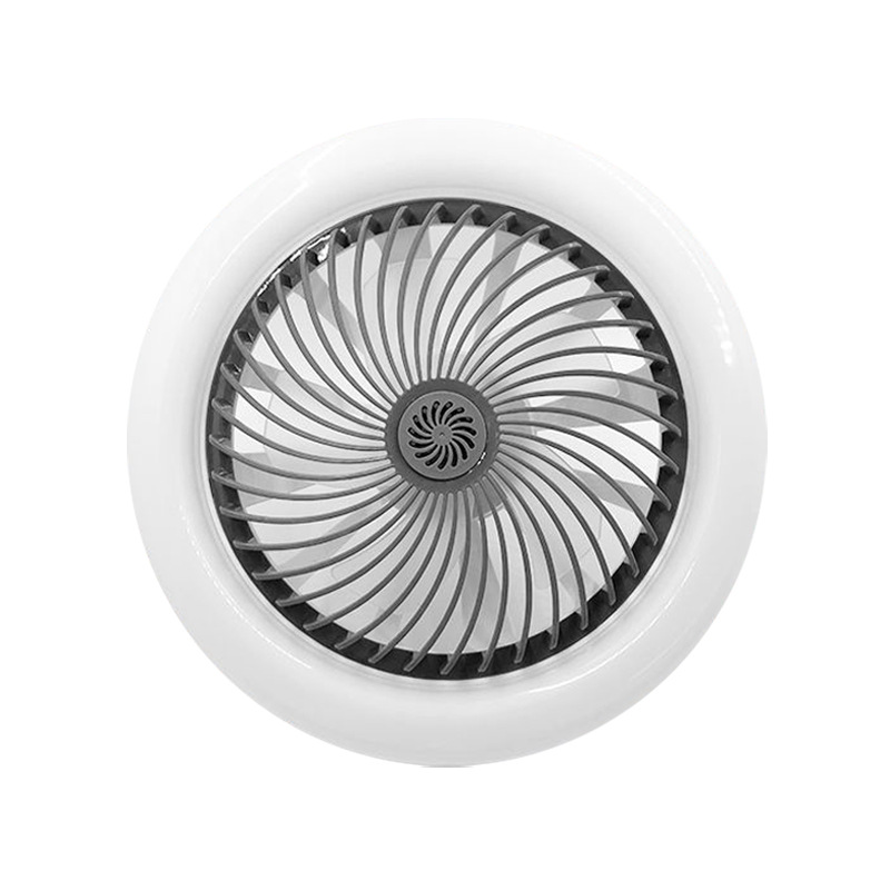 2025 new fan lamp e27 screw fan lamp aromatherapy multi-level wind adjustment three-color dimming led fan lamp universal