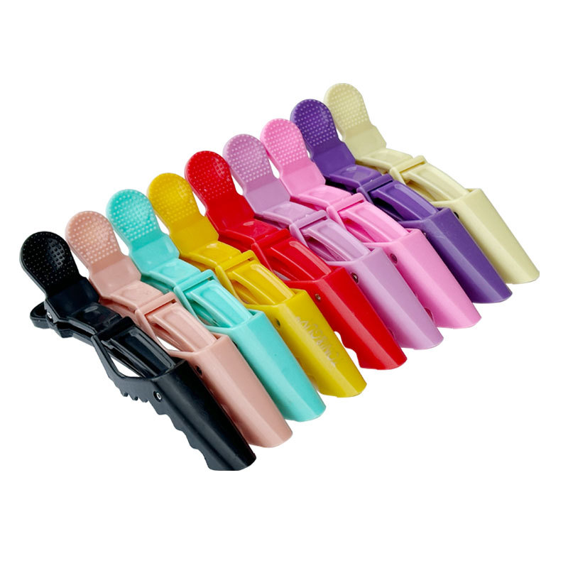 Alligator Mouth Clip Hair Dyeing Clip Makeup Artist Barber Shop Styling Partition Side Duckbill Clip Hair Salon Special