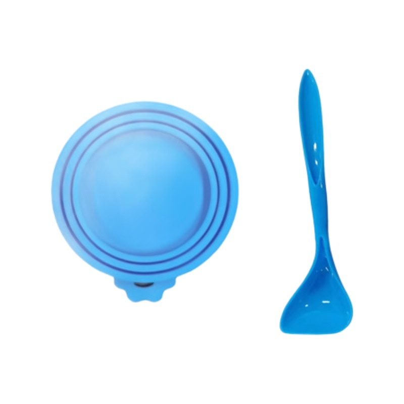 in stock Pet Canned Cover Three-in-One Food Sealed Cover Fresh Keeping Dust Cover Pet Cat Dog Food Silicone Canned Cover