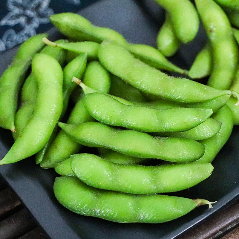 Chuyou Salted Edamame 1kg Commercial Frozen Fresh Boiled Edamame Shelled Edamame Salad Night Market Snack
