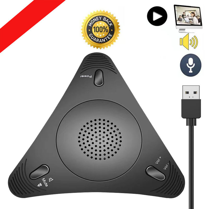 360 ° аудио и видео голосовой вызов USB всенаправленный микрофон для видеоконференций сетевой живой микрофон