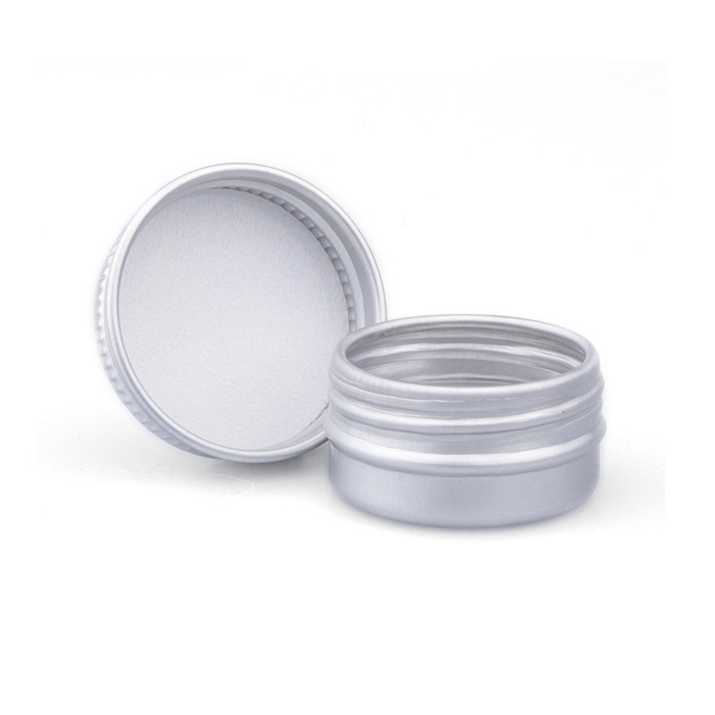 100g aluminum box 83x28 natural color in stock supply cosmetics cream aluminum box fish line tea gyro storage box