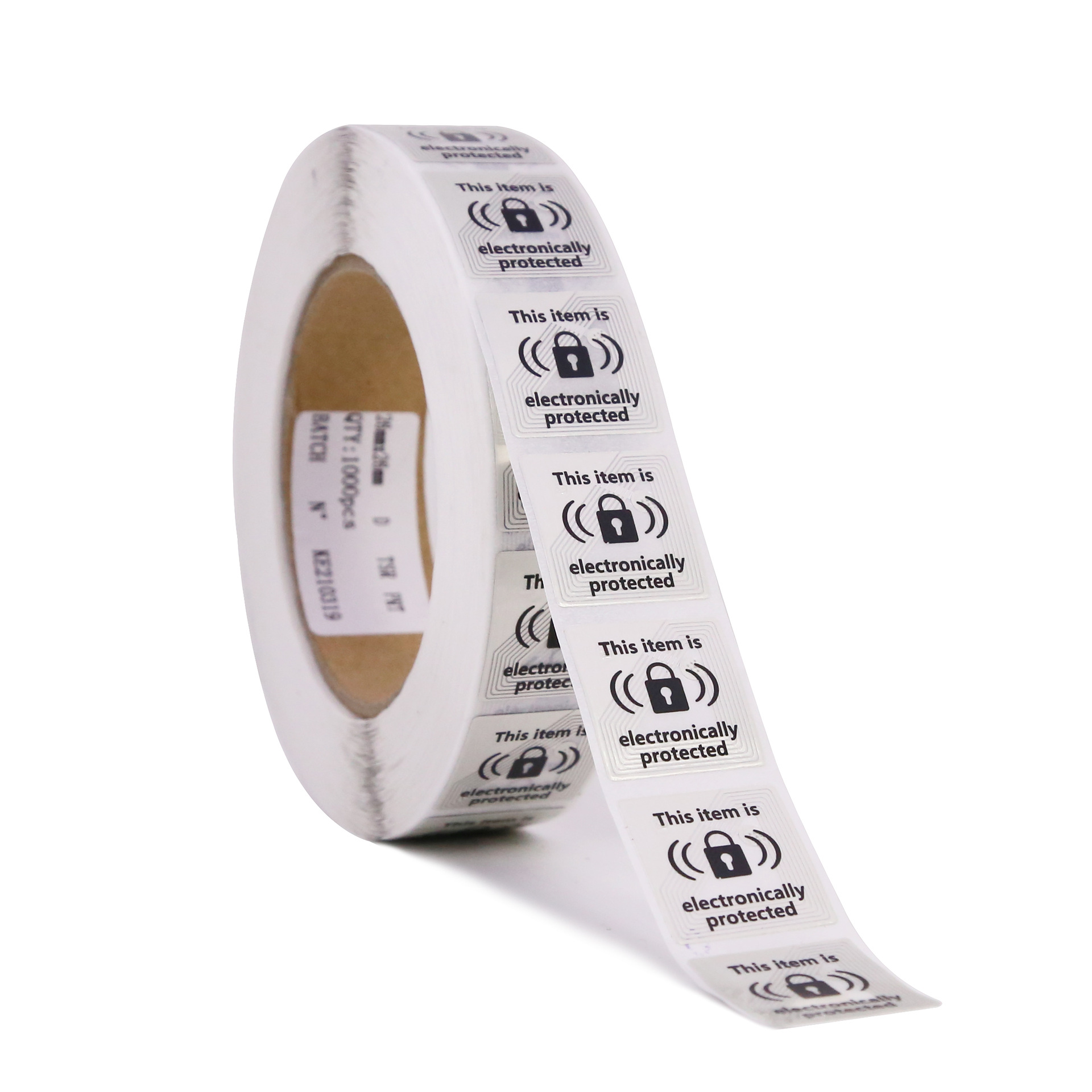 26X26 Factory Direct Supply Wholesale Small Size Eas Rf Tag 8.2Mhz Adhesive Paper Anti-Theft Soft Label