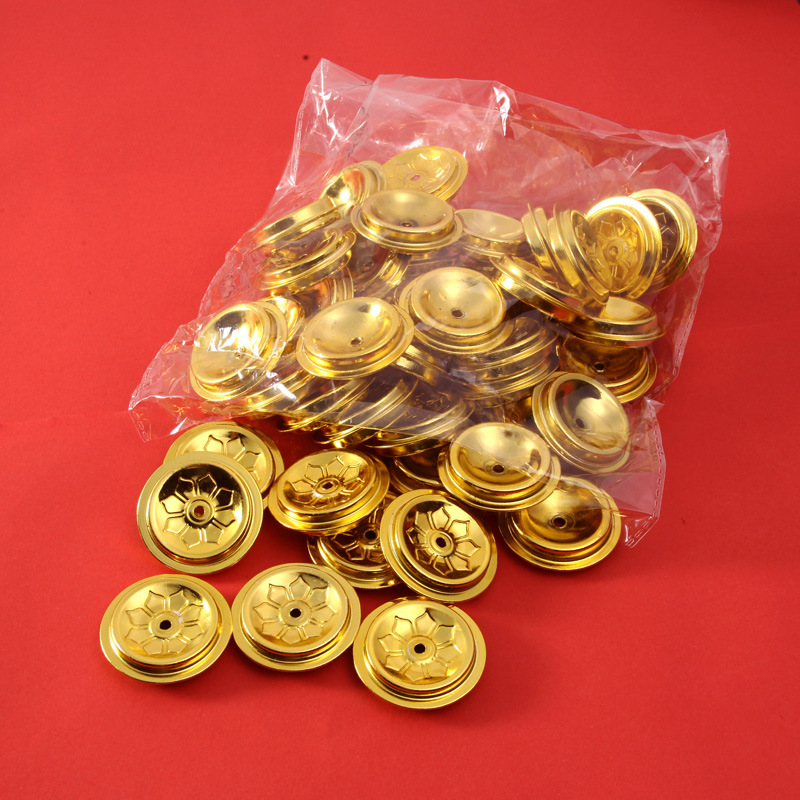 Aluminum butter lamp oil floating Buddha lamp oil floating Ruyi Wick floating temple oil lamp long light aluminum float factory direct supply