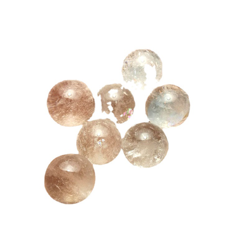 Natural white crystal ball white crystal small ball home decoration ornaments diameter 12-50mm single price cross-border wholesale